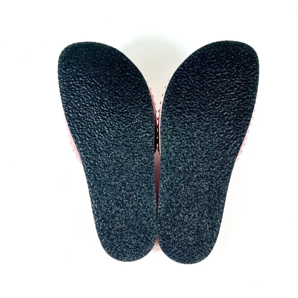 NEW JW ANDERSON Pink Suede Crystal Italian Leather Sandal Slides Size 9